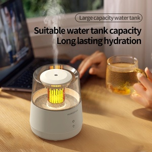 Diffuseur d'arômes ultrasonique le plus récent avec effet pluie et lumière de bougie, machine à parfum pour huiles essentielles - Product Image 5