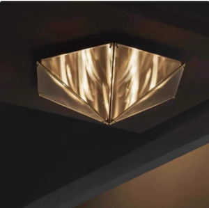 Thiết kế độc đáo ánh sáng Trần thép không gỉ + Acrylic/Glass Chandelier ánh sáng mặt dây chuyền - Product Image 2