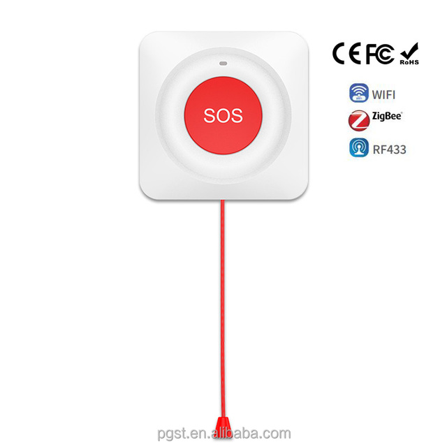 Long Battery Life WiFi SOS Emergency Call Button Quick Response Remote Help for Elderly Children Family Safety Personal Alarms