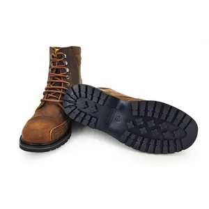 HPS013 sepatu Botas De Proteccion Touring Moto sepatu motor antik sepatu pengendara sepatu untuk pria