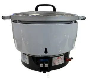Büyük kapasiteli 50 kişilik ticari pirinç ocak yapışmaz iç Pot ile indüksiyon 10L ticari gaz pirinç ocak