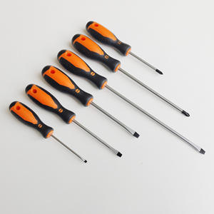 Juego de Destornilladores Profesionales de 6 Piezas de Acero al Vanadio, Magnéticos, con Cabeza Cruzada y Plana, Métricos, de 100 mm, para Uso Doméstico - Product Image 2