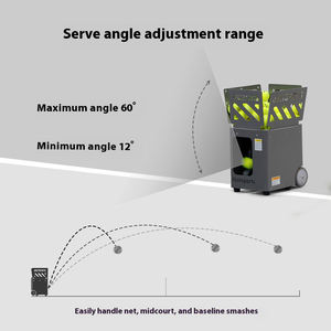 2025 Hot Sale APP Fernbedienung für Swing Training Drive <span class=keywords><strong>Drop</strong></span> Shot Volley Smash Stroke Übung Tennisball maschine tragbar - Product Image 3