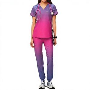 Premium Medical Scrubs <b>Sets</b> for Men Women Custom Hospital Uniforms <b>Doctor</b> Nurse Pharmacy Clinical - Product Image 3