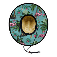 Sombrero De Paja De viaje Popular visera tropical OEM salvavidas sombreros De paja Sombrero De Paja