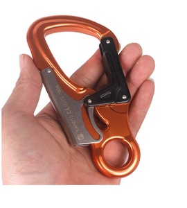 Mousqueton autobloquant en alliage d'aluminium <span class=keywords><strong>35</strong></span> <span class=keywords><strong>KN</strong></span>/3500 kg, outil de sport en plein air, randonnée, alpinisme, équipement de cyclisme - Product Image 4
