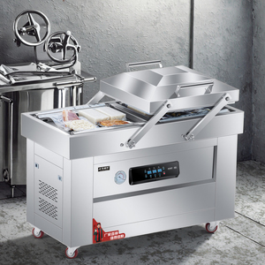Máquina de Sellado al Vacío Eléctrica Automática de Doble Cámara para Envasado de Alimentos en Cajas/Bolsas/Papel de Aluminio, Aplicaciones Químicas - Product Image 1