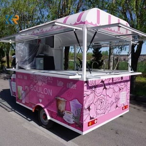 Triciclo Eléctrico de 3 Ruedas de Último Diseño, Camión de Comida de Fibra de Vidrio con Carrito de Venta de Comida Rápida y Servicio de Catering en Oferta - Product Image 3