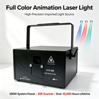 Système de spectacle laser RGBW avec scanner 25K DMX512 FB4 Bluetooth 300W pour mariage, discothèque, bar, fête, scène, événements