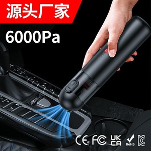 <b>Mini</b> Car <b>Vacuum</b> <b>Cleaner</b> Portable Rechargeable Handheld Brushless Strong Suction Green Plastic Battery Powered - Product Image 2