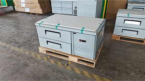 <span class=keywords><strong>Réfrigérateur</strong></span> de base de chef de <span class=keywords><strong>réfrigérateur</strong></span> de cuisine commerciale de comptoir d'acier inoxydable d'entreposage frigorifique d'hôtel avec 2 tiroirs - Product Image 2