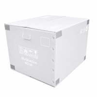 Conteneurs d'emballage en carton ondulé creux en PP jetables, feuilles ondulées, boîte de rangement domestique, découpe sur mesure