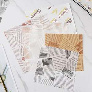 <b>Paper</b> Printing <b>Wrapping</b> Grease Proof <b>Paper</b> Greaseproof Food Grade <b>Wrapping</b> <b>Paper</b> for Sandwich Burger - Product Image 5