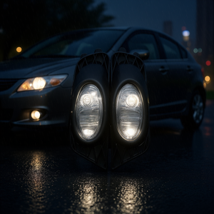 Juego de Luces Antiniebla LED para 2009-2011, 12V, Nuevo Sistema de Iluminación Automotriz de Repuesto, Carcasa Negra, Lente Transparente - Product Image 2