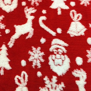Tela Jacquard de Gamuza 100% Poliéster con Diseño Navideño para Cojines de Sofá de Terciopelo de Cordero, 220g/m, 160cm de Ancho, Peso Medio - Product Image 2