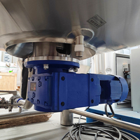Tanque de Mezcla con Aislamiento y Calentamiento de Acero Inoxidable para Procesamiento de Alcohol, Mezclador de Alta Velocidad, Agitador, Capacidad de 200L-3000L