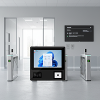 Computadora Industrial con Pantalla Táctil de 10.4 Pulgadas, Lector RFID NFC y Escáner QR, Resistente al Agua, con Puertos Seriales para Terminal Punto de Venta