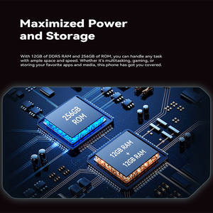 Teléfono inteligente 5G Cubot 5G 6,95 ''144HZ 12 + 256GB Android 14 Cargador rápido 5100mAh Cámara principal de 100MP Móvil global Cubot Max <span class=keywords><strong>5</strong></span> - Product Image 5