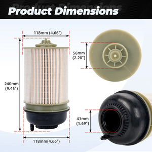 Filtre à carburant pour moteur diesel PF9908 pour remplacement de camion avec kit joint torique et graissage - Product Image 2