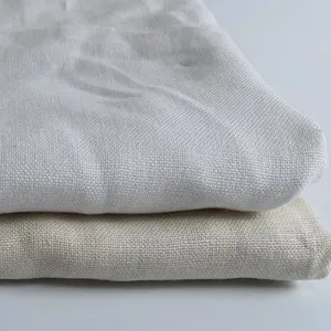 Medium weight 300Gsm Woven Breathable pure natural Linen fabric for sofa pillow curtain upholstery