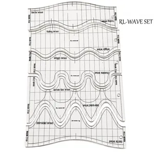 # RL-WAVE Набор для стеганой линейки и шаблонов, набор волнистой линейки для домашней швейной машины