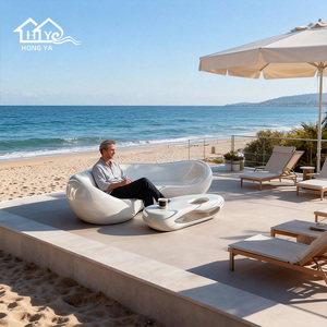 <span class=keywords><strong>Set</strong></span> di Mobili da <span class=keywords><strong>Giardino</strong></span> Moderni Bianchi, Tavolino e Divano per Esterni, Ideale per Soggiorno, Cortile, Hotel, Ufficio, Villa, Bordo Piscina - Product Image 5