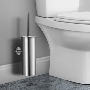 <span class=keywords><strong>Porte</strong></span>-<span class=keywords><strong>brosse</strong></span> de toilette mural moderne et écologique en acier inoxydable pour salle de bain - Product Image 2