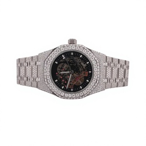 Luxury Alloy Men's <b>Watch</b> Square Case Quartz Analog Dial Sapphire Crystal 10 Bar Water Resistance Auto Date Deployment Clasp - Product Image 1