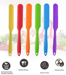 Высококачественный недорогой силиконовый нож в палитре для выпечки/силиконовый шпатель, скребок, нож для масла из силикона, инструменты для выпечки - Product Image 2