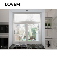 Fenêtre Ventanas à double vitrage imperméable Profil en aluminium Fenêtres coulissantes en verre à faible émissivité Fenêtre coulissante pour sous-sol