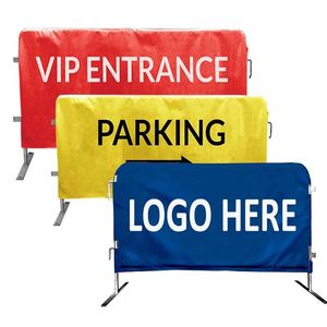 Outdoor <b>Advertising</b> Event Cafe Barrier Custom Printed Banners Foldable Portable Custom Barrier Stand - Product Image 1