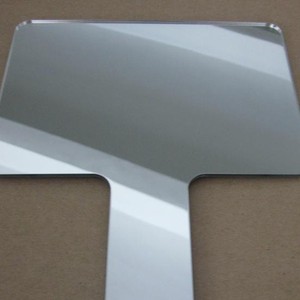<b>Plastic</b> <b>Mirror</b> Silver Finish Single Sided Makeup <b>Mirror</b> - Product Image 2