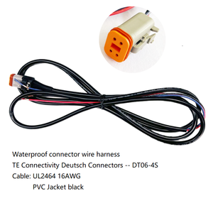 Cable de arnés de cableado automotriz con conector <span class=keywords><strong>DT</strong></span> personalizado de con enchufe <span class=keywords><strong>DT</strong></span> - Product Image 3