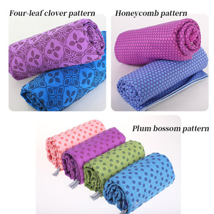 Serviettes de yoga antidérapantes, tapis de yoga chaud avec points de maintien, super absorbantes, douces en microfibre, couverture de yoga pour le Pilates, la remise en forme et l'entraînement - Product Image 3