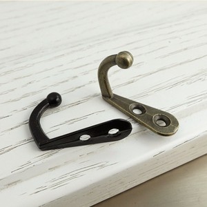 Chengyu Retro Mini Single Hook Zinc Alloy Plated Slip Hook For Clothes Coat <b>Hat</b> Hanging Furniture Hardware Accessory - Product Image 1