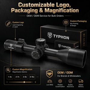 กล้องเล็งยุทธวิธี TYPHON 5-25x50SFIR FFP กันน้ำ ท่ออลูมิเนียมอัลลอยขนาด 30 มม. ระบบ First Focal Plane พร้อมไฟส่องสว่าง ปรับได้เต็มที่ เหมาะสำหรับการล่าสัตว์ - Product Image 5