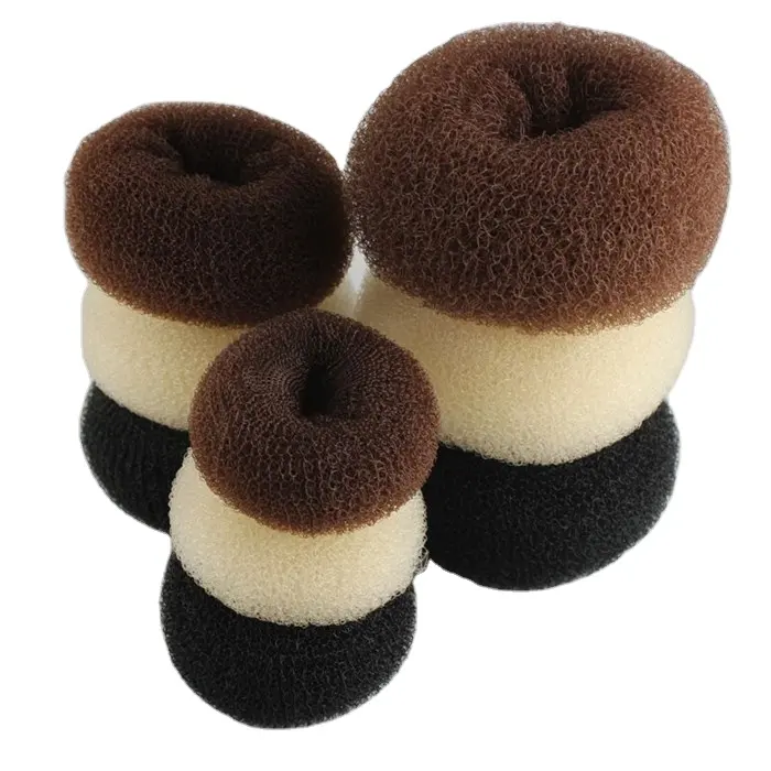 Factory Wholesale Fashion Donut Hair Accessories Lazy Hair Bun, Soft Heatless Hair Curlers Rollers