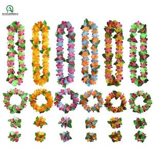 ชุดดอกไม้ประดิษฐ์แบบฮาวายสำหรับงานปาร์ตี้ ฮาวาย ชายหาด วันหยุด งานประดิษฐ์ DIY และตกแต่ง - Product Image 5