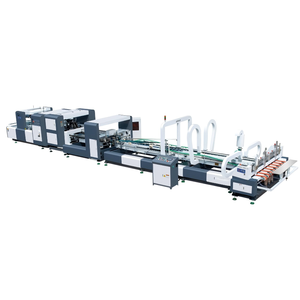 Máquina encoladora automática de cartón corrugado para hacer cajas de pizza Máquinas formadoras de envases a precio de fábrica - Product Image 3
