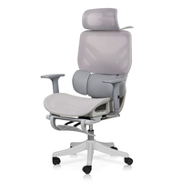 Chaises de bureau de qualité supérieure, chaise de bureau ergonomique avec dossier haut, chaise de bureau avec repose-pieds et appui-tête