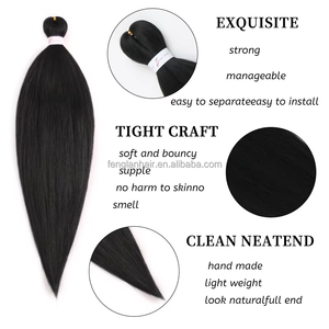 <span class=keywords><strong>Extensiones</strong></span> <span class=keywords><strong>de</strong></span> Cabello Sintético Preestiradas EZ Braids <span class=keywords><strong>de</strong></span> 38 Pulgadas, 4X, <span class=keywords><strong>de</strong></span> Alta Calidad, Resistentes al Fuego, para <span class=keywords><strong>Trenzas</strong></span> - Product Image 3