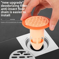 Dispositif anti-odeur pour drain de sol, toilettes, salle de bain, couvercle de drain de salle de bain, dispositif de bouchage de couvercle d'égout, filet filtrant avec couvercle