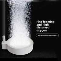 Disque diffuseur d'air à nano-bulles super silencieux, microporeux, pour aquarium, oxygénateur à haute teneur en oxygène dissous, accessoires de pompe
