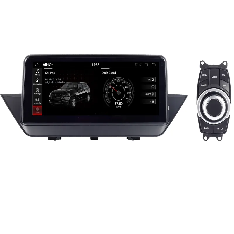 Pemutar Multimedia GPS BMW X1, Pemutar Multimedia Mobil 10.25 Inci Android 10 4Core 2 + 32G GPS, untuk BMW X1 E84 2009-2015 dengan BT Wi-Fi, Sistem Stereo Radio Video Mobil