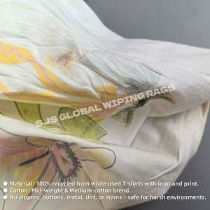 Paños de limpieza de algodón blanco de alta calidad, paquete económico, paños de limpieza a granel, paños de algodón blancos para limpieza - Product Image 4