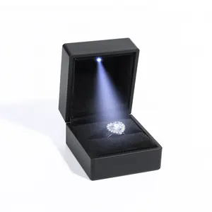 Оптовая продажа, Роскошный кулон, ожерелье, кольцо, серьги, браслет, колье, ожерелье, браслет, светодиодная упаковка для ювелирных изделий, Подарочная коробка с подсветкой