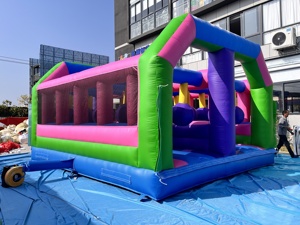 Commercial Small Customized <b>Inflatable</b> Challenging <b>Games</b> Obstacle Course for Kids and Adults Large Trampoline Park <b>Inflatable</b> Tr - Product Image 3
