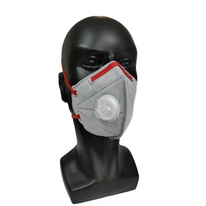 Masker <span class=keywords><strong>Respirator</strong></span> Lipat Datar Sekali Pakai <span class=keywords><strong>FFP3</strong></span> <span class=keywords><strong>NR</strong></span> D 6 Lapis dengan Katup, Standar EN149 Khusus, Uji Dolomit Lulus - Product Image 5