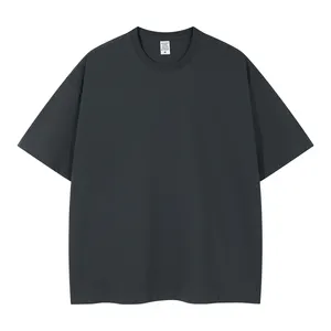 高品質の特大Tシャツ印刷コットンカスタムTシャツ男性用ブランクヘビーウェイトメンズTシャツ