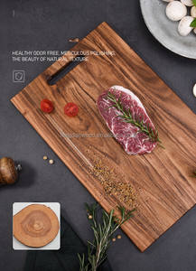 Planche à découper en bois d'acacia de qualité supérieure, épaisse, double face, vente en gros - Product Image 4